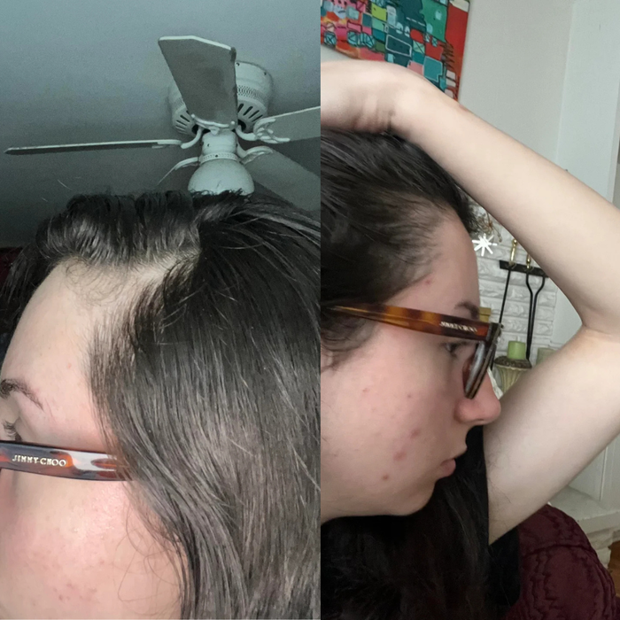 Thicker ponytail at 54