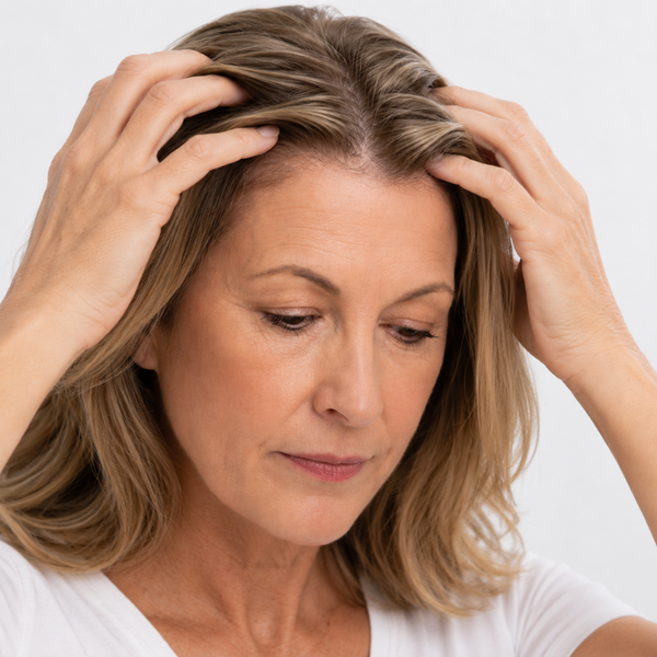Apply excess serum to scalp to absorb overnight